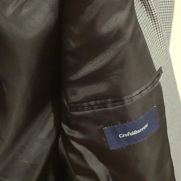 Croft & Barrow Houndstooth sport coat - Picture 6 of 11